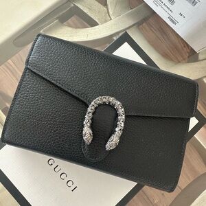 Gucci Black Leather Women's Bag